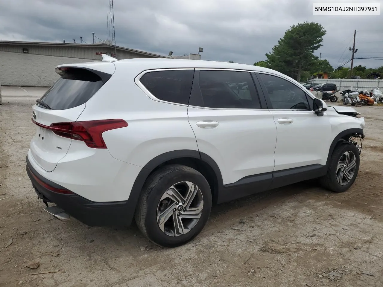 2022 Hyundai Santa Fe Se VIN: 5NMS1DAJ2NH397951 Lot: 62522614