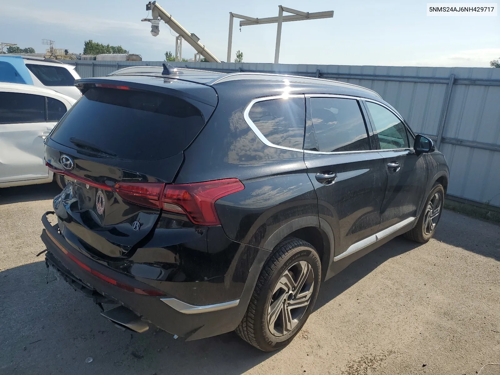 2022 Hyundai Santa Fe Sel VIN: 5NMS24AJ6NH429717 Lot: 62707524