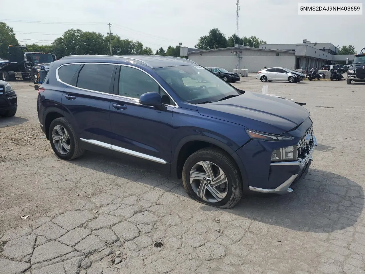 2022 Hyundai Santa Fe Sel VIN: 5NMS2DAJ9NH403659 Lot: 63104484