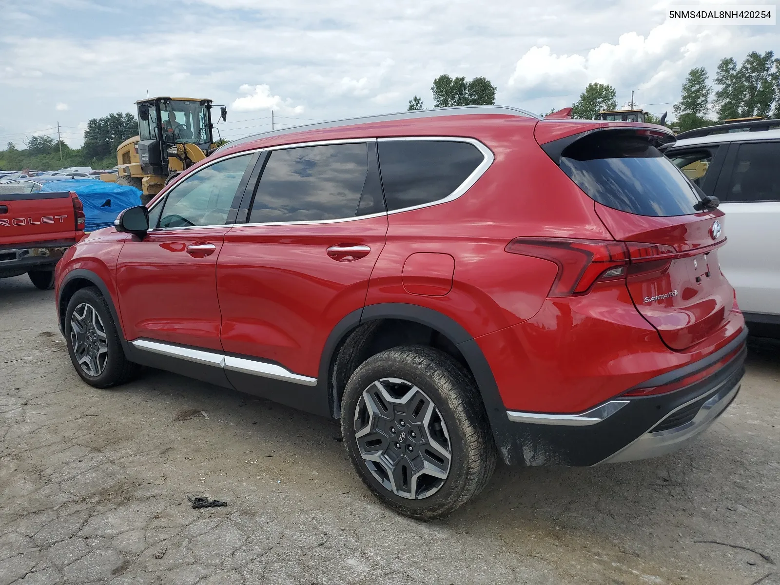 2022 Hyundai Santa Fe Limited VIN: 5NMS4DAL8NH420254 Lot: 64011574