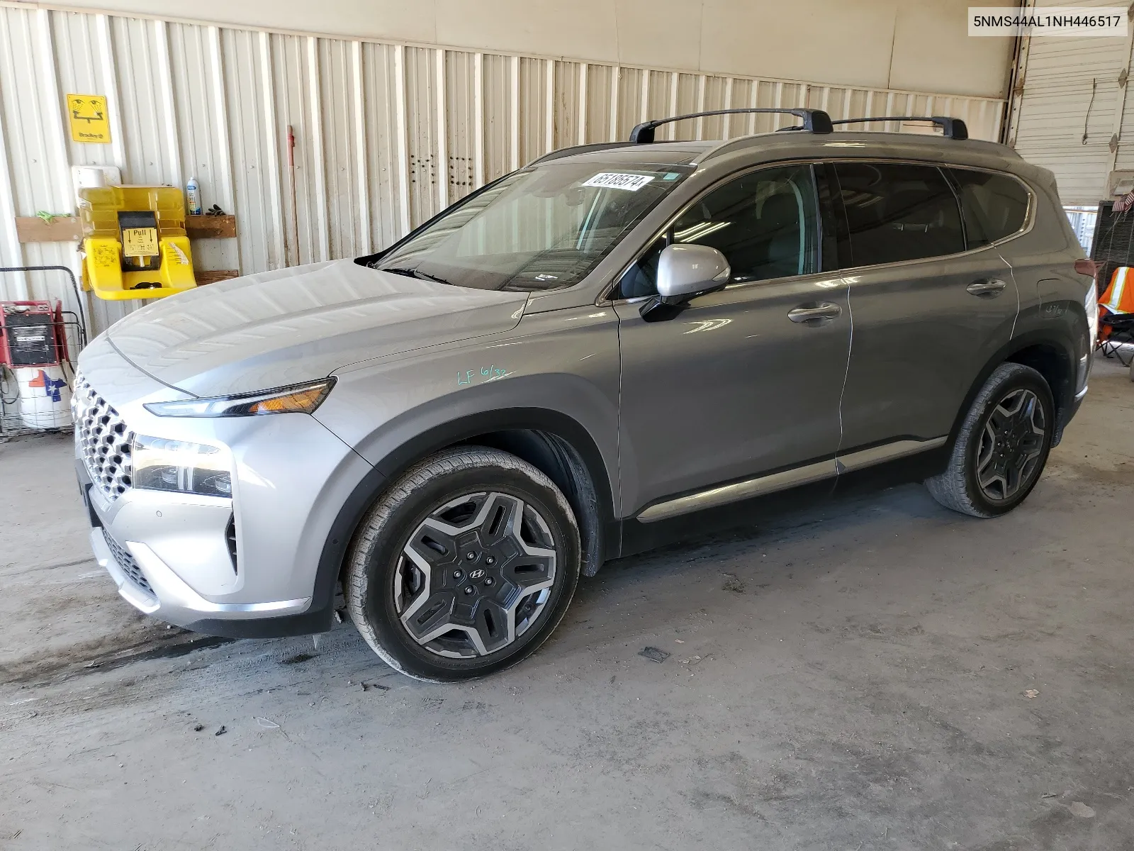 2022 Hyundai Santa Fe Limited VIN: 5NMS44AL1NH446517 Lot: 65185574