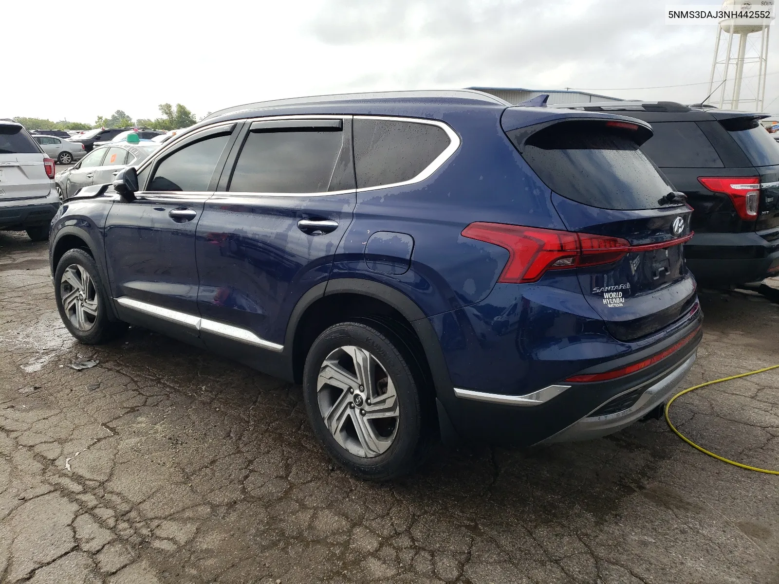 2022 Hyundai Santa Fe Sel VIN: 5NMS3DAJ3NH442552 Lot: 65482704