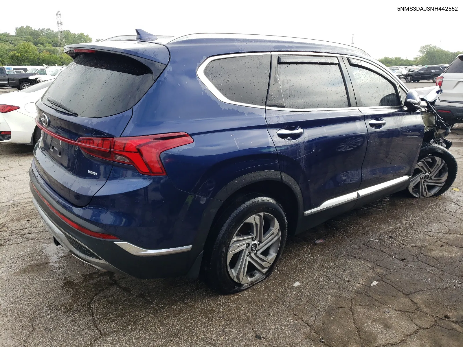 2022 Hyundai Santa Fe Sel VIN: 5NMS3DAJ3NH442552 Lot: 65482704