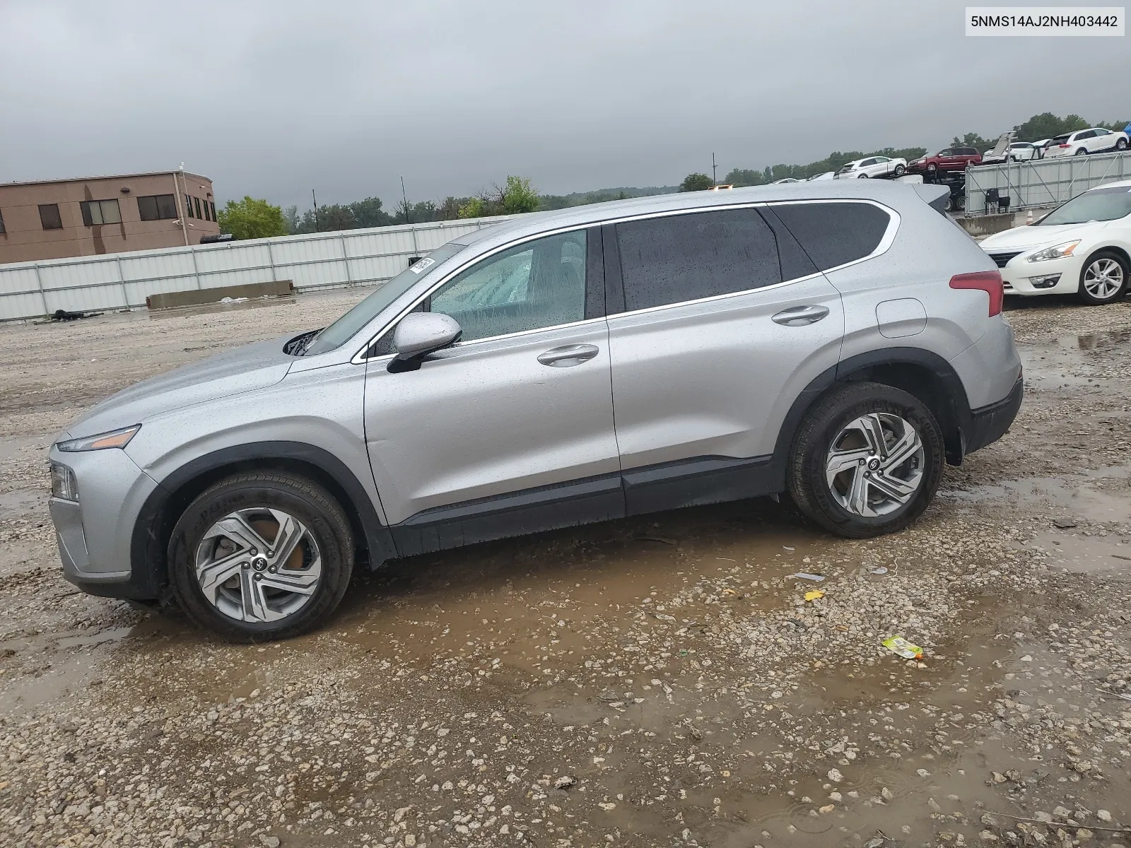 2022 Hyundai Santa Fe Se VIN: 5NMS14AJ2NH403442 Lot: 66594564