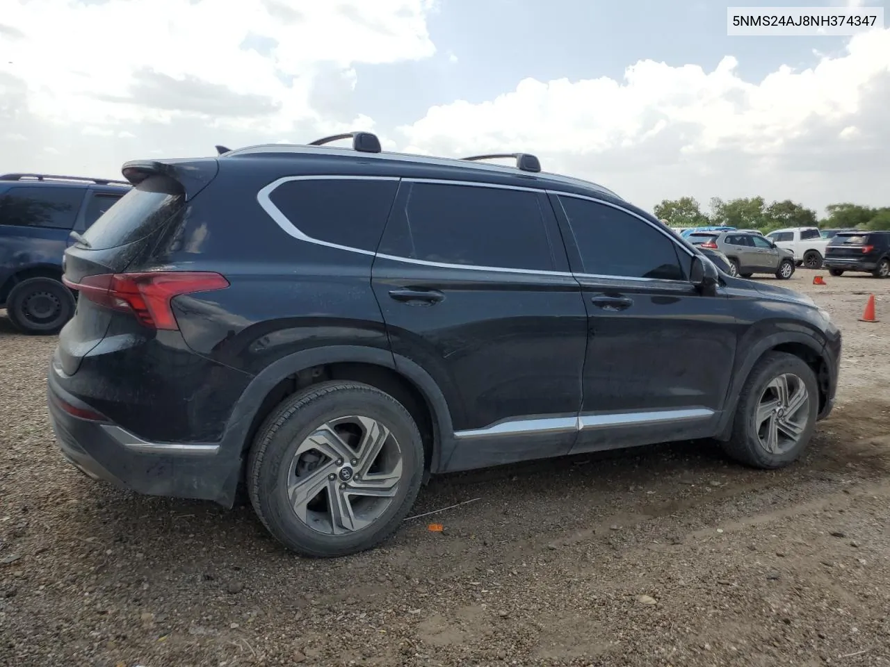 2022 Hyundai Santa Fe Sel VIN: 5NMS24AJ8NH374347 Lot: 66802804