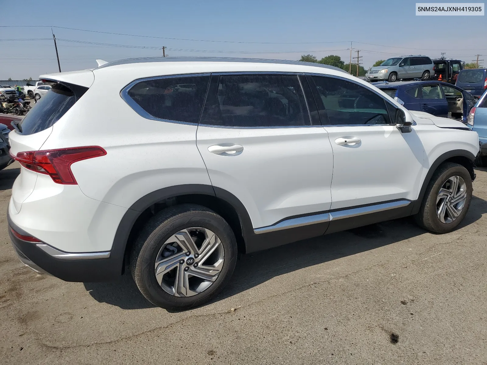 2022 Hyundai Santa Fe Sel VIN: 5NMS24AJXNH419305 Lot: 67164654