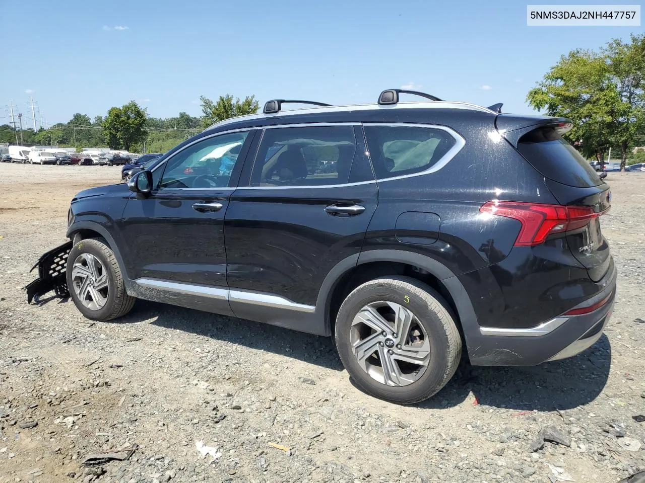 2022 Hyundai Santa Fe Sel VIN: 5NMS3DAJ2NH447757 Lot: 68161014