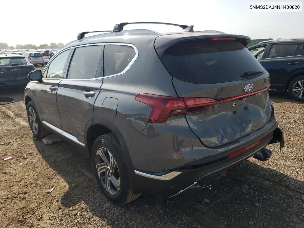 2022 Hyundai Santa Fe Sel VIN: 5NMS2DAJ4NH430820 Lot: 68163474