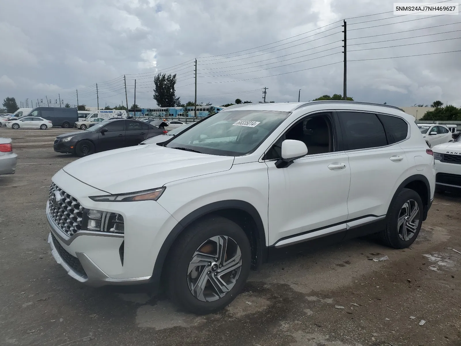 2022 Hyundai Santa Fe Sel VIN: 5NMS24AJ7NH469627 Lot: 68335014