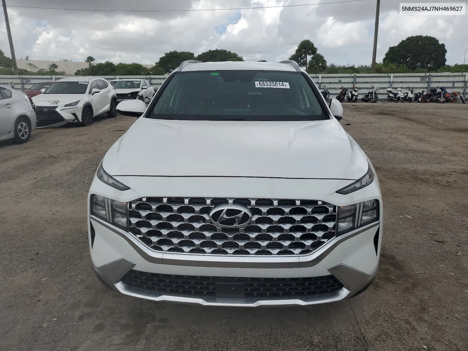 2022 Hyundai Santa Fe Sel VIN: 5NMS24AJ7NH469627 Lot: 68335014