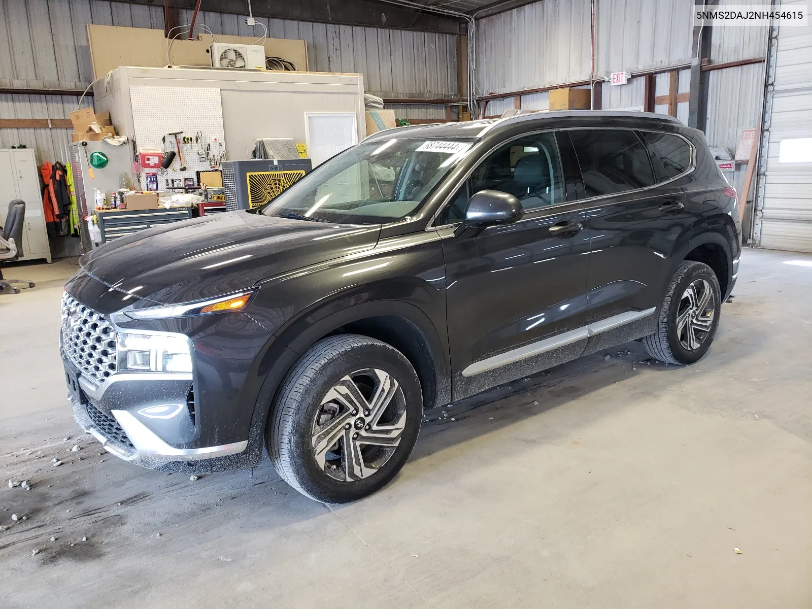 2022 Hyundai Santa Fe Sel VIN: 5NMS2DAJ2NH454615 Lot: 68744444