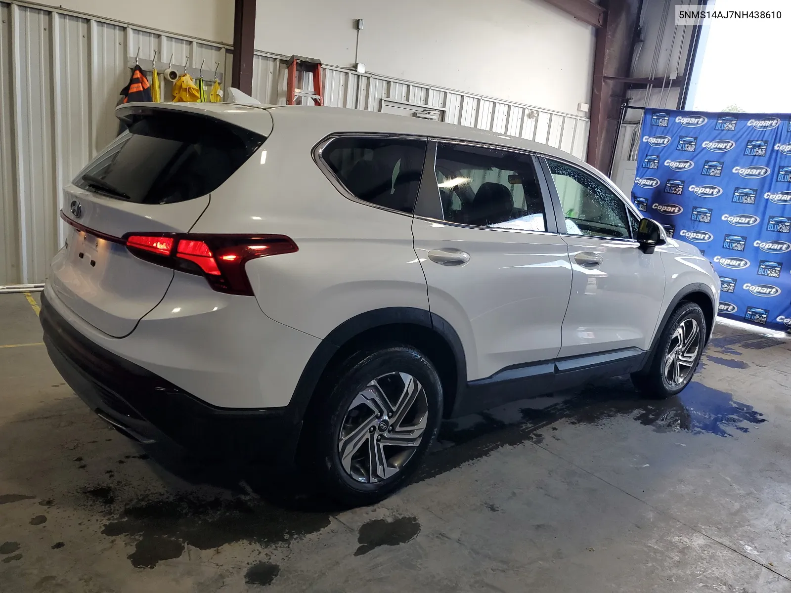 2022 Hyundai Santa Fe Se VIN: 5NMS14AJ7NH438610 Lot: 69020454