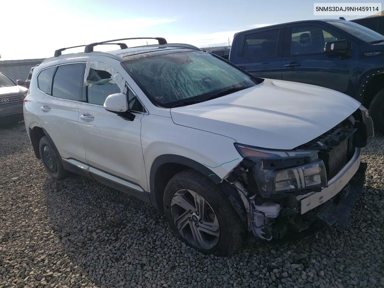 5NMS3DAJ9NH459114 2022 Hyundai Santa Fe Sel