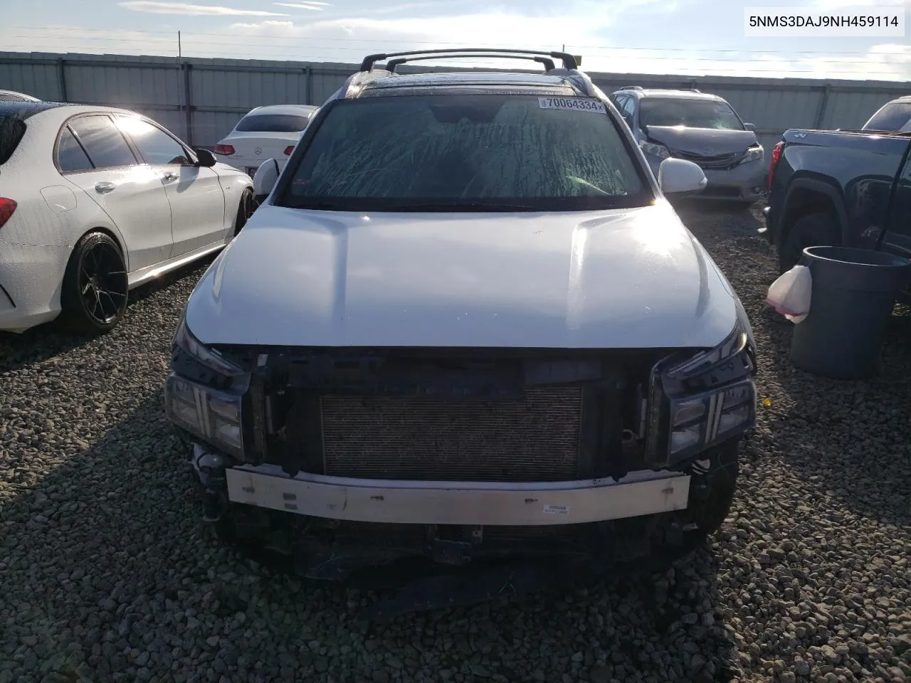 5NMS3DAJ9NH459114 2022 Hyundai Santa Fe Sel