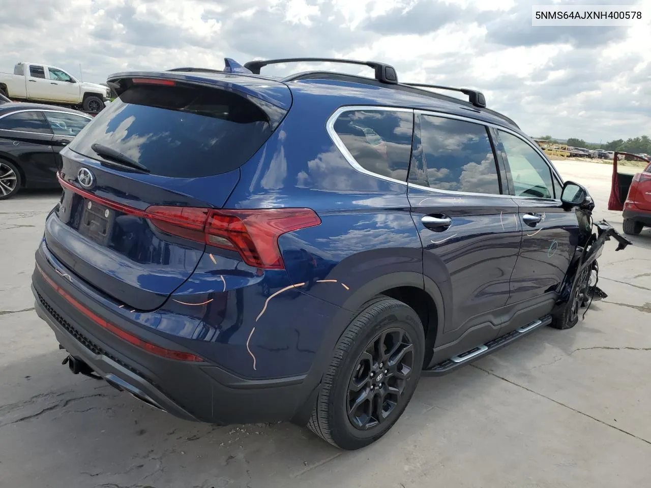 2022 Hyundai Santa Fe Sel VIN: 5NMS64AJXNH400578 Lot: 70064614