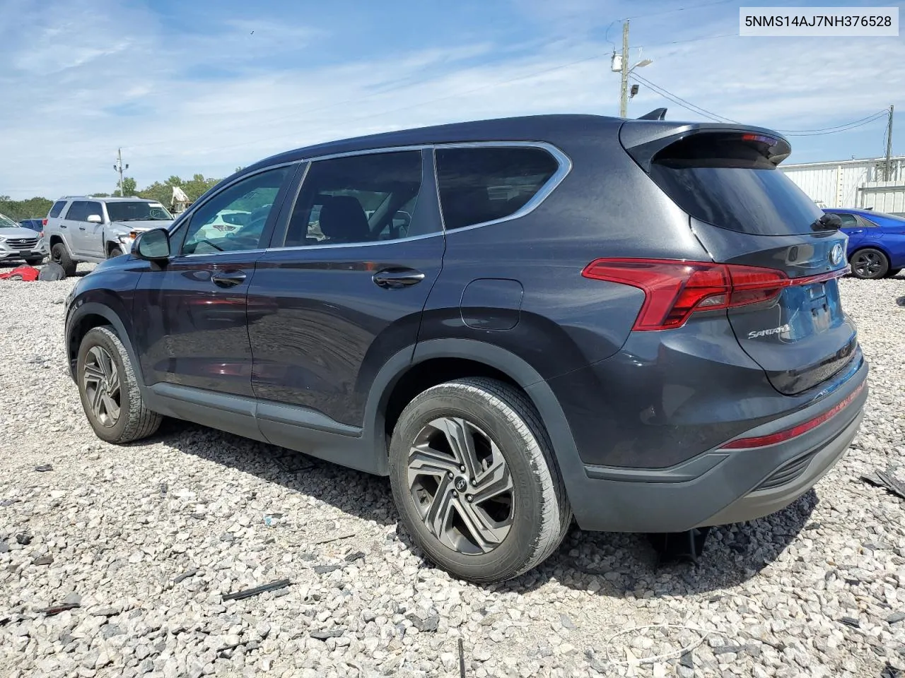 2022 Hyundai Santa Fe Se VIN: 5NMS14AJ7NH376528 Lot: 70102004