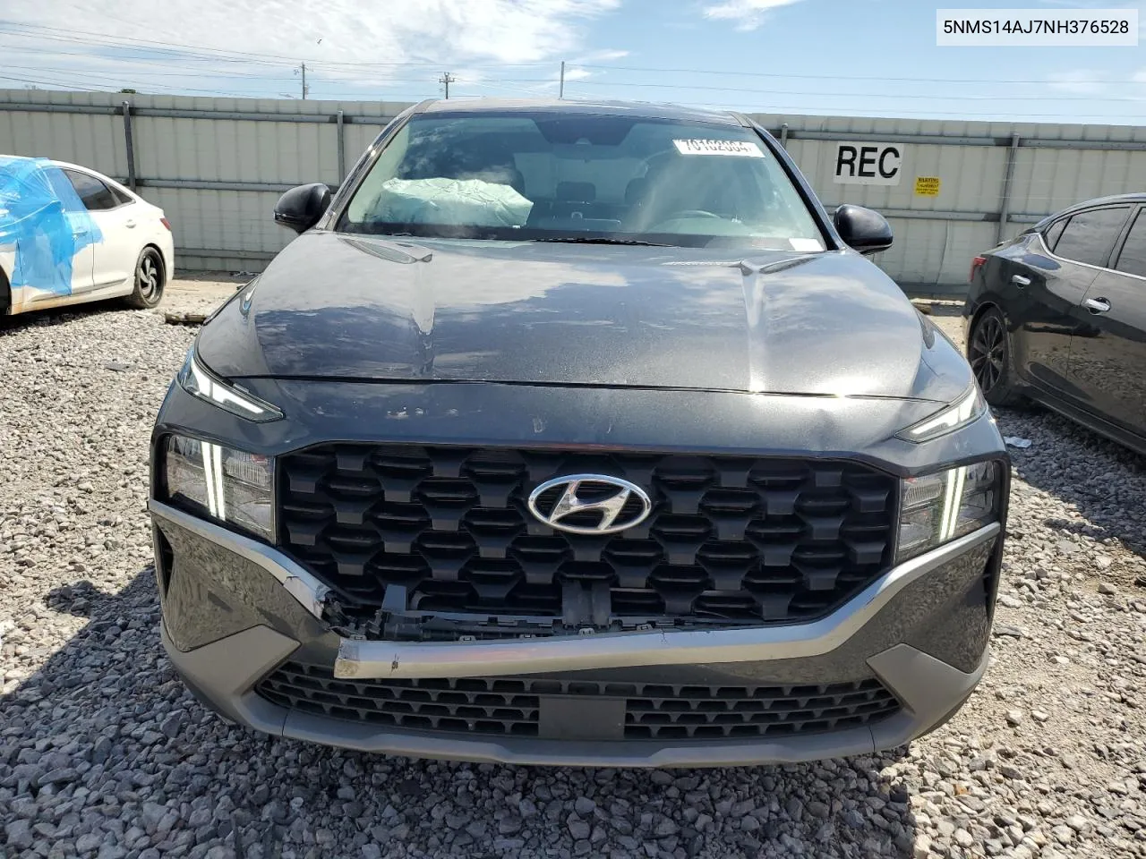 5NMS14AJ7NH376528 2022 Hyundai Santa Fe Se