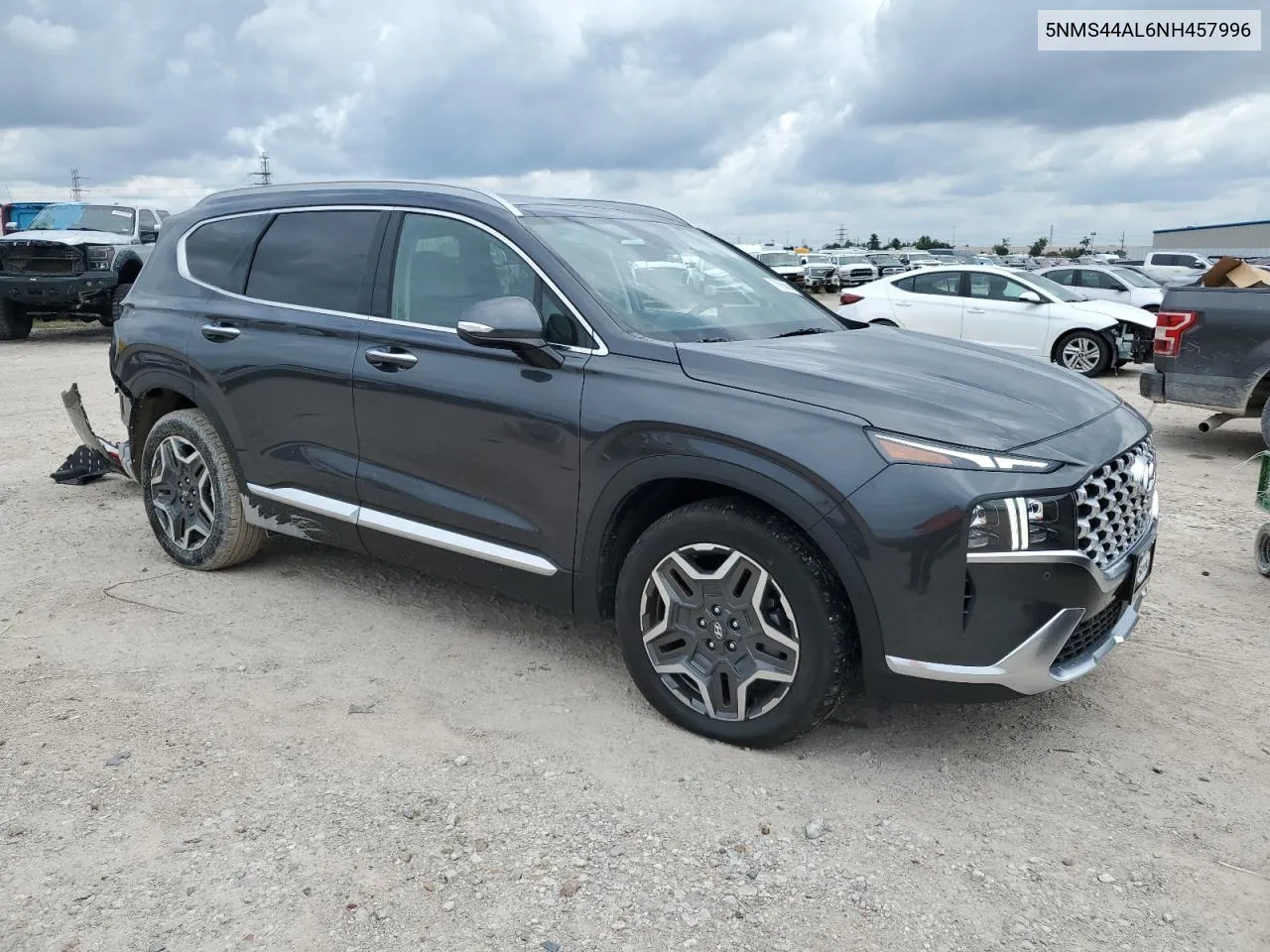 2022 Hyundai Santa Fe Limited VIN: 5NMS44AL6NH457996 Lot: 70285674