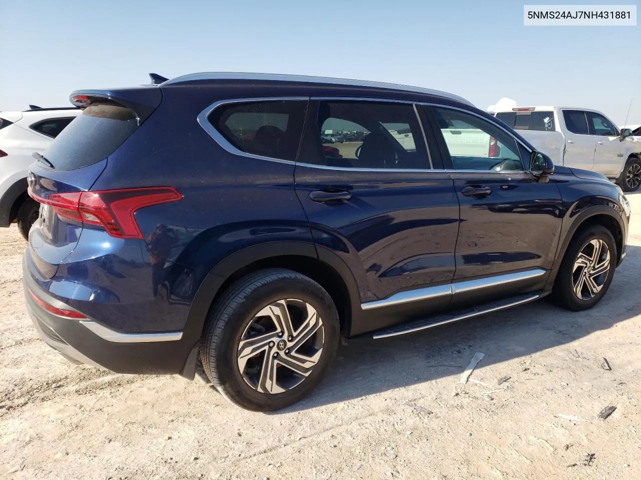 2022 Hyundai Santa Fe Sel VIN: 5NMS24AJ7NH431881 Lot: 70901054