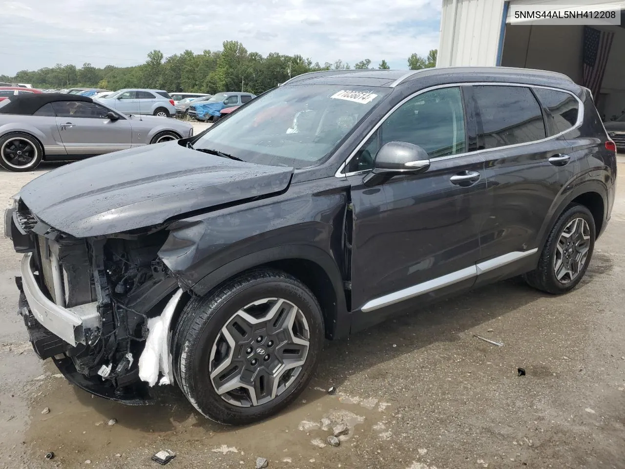 2022 Hyundai Santa Fe Limited VIN: 5NMS44AL5NH412208 Lot: 71036614