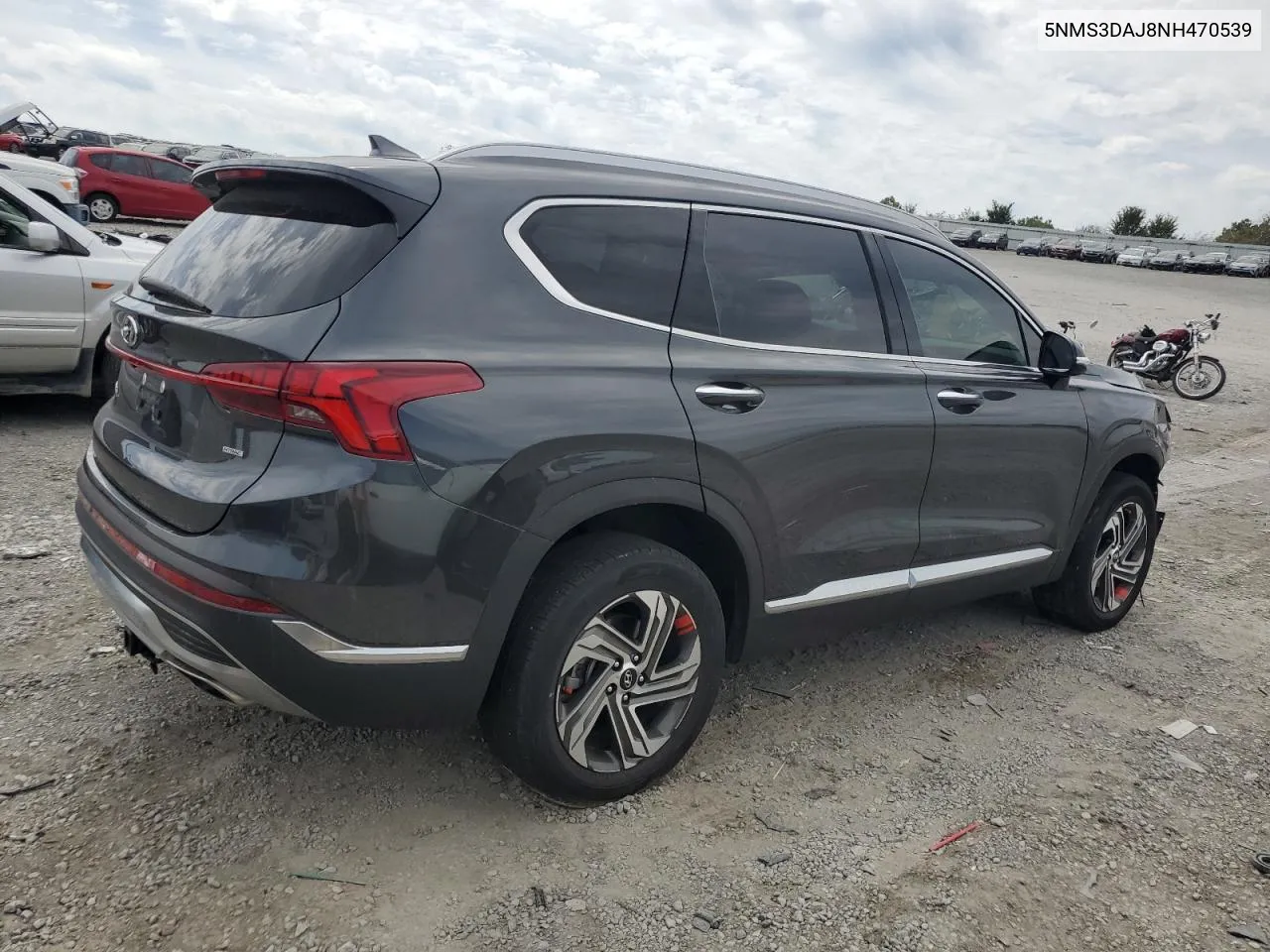 2022 Hyundai Santa Fe Sel VIN: 5NMS3DAJ8NH470539 Lot: 71110354