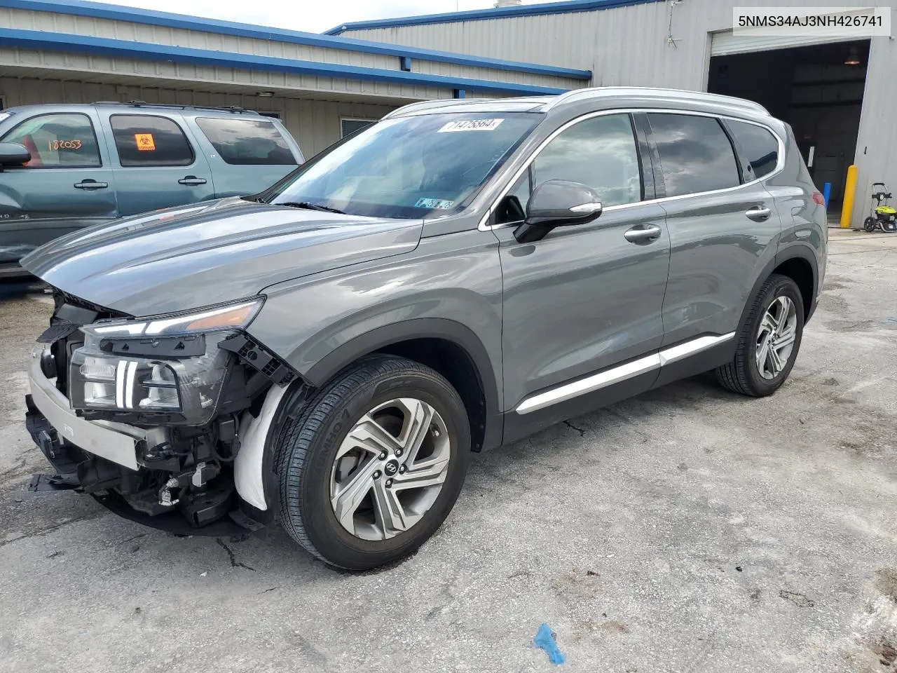 2022 Hyundai Santa Fe Sel VIN: 5NMS34AJ3NH426741 Lot: 71475564