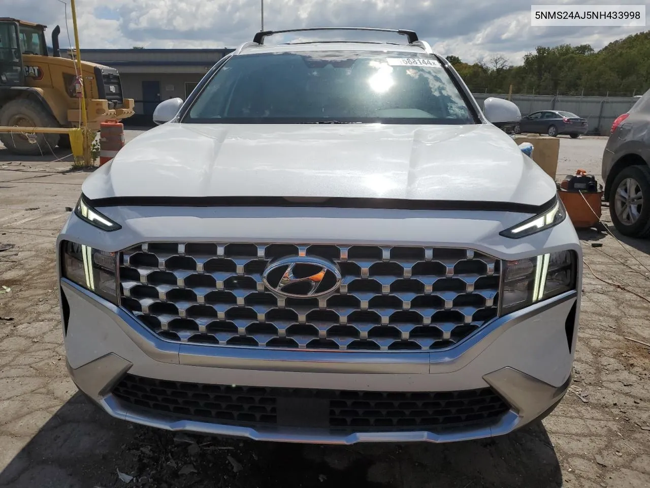 2022 Hyundai Santa Fe Sel VIN: 5NMS24AJ5NH433998 Lot: 71588144