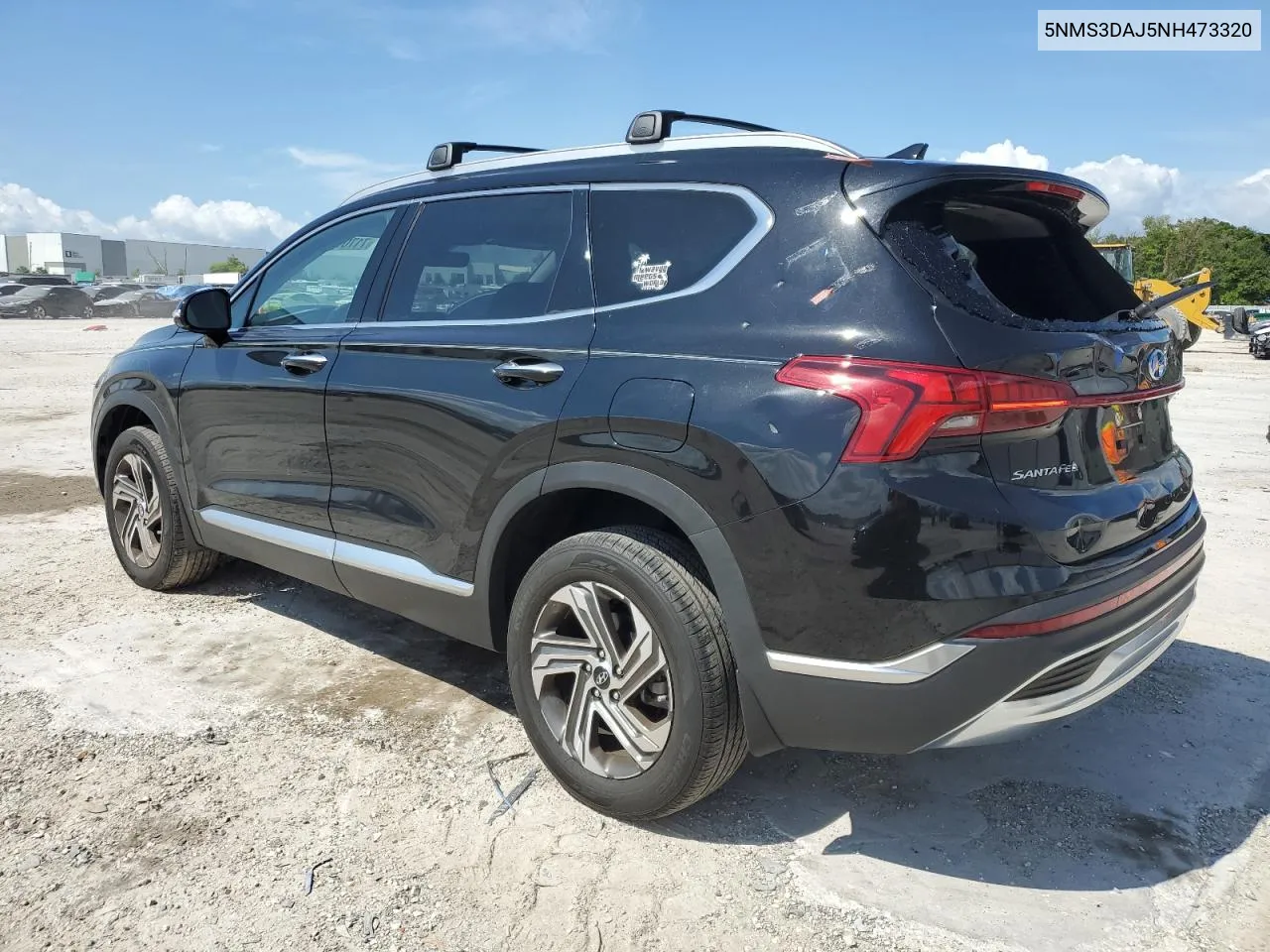 2022 Hyundai Santa Fe Sel VIN: 5NMS3DAJ5NH473320 Lot: 71707834