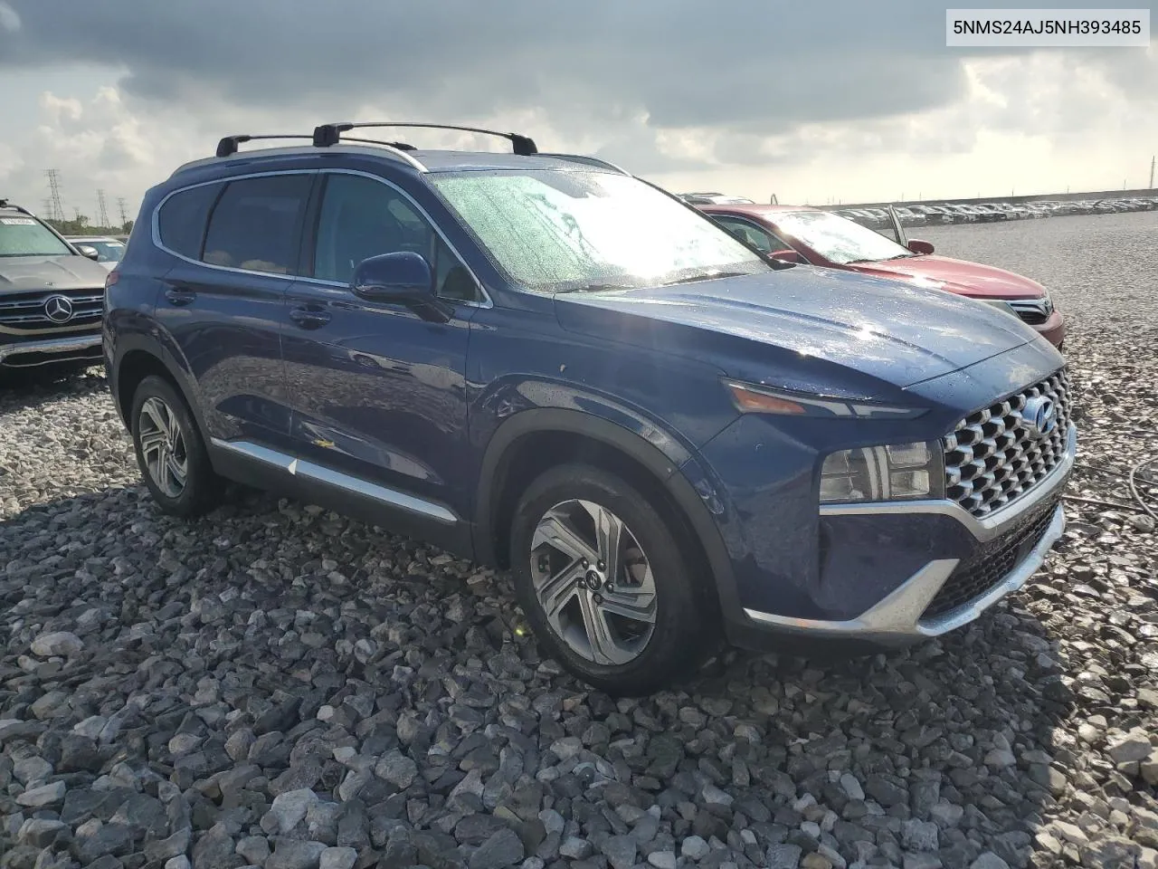 2022 Hyundai Santa Fe Sel VIN: 5NMS24AJ5NH393485 Lot: 71874714