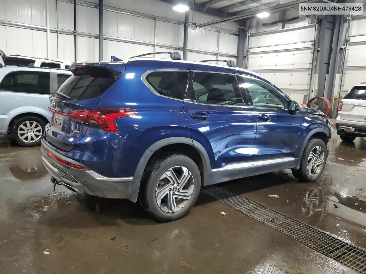 2022 Hyundai Santa Fe Sel VIN: 5NMS2DAJXNH473428 Lot: 72163174