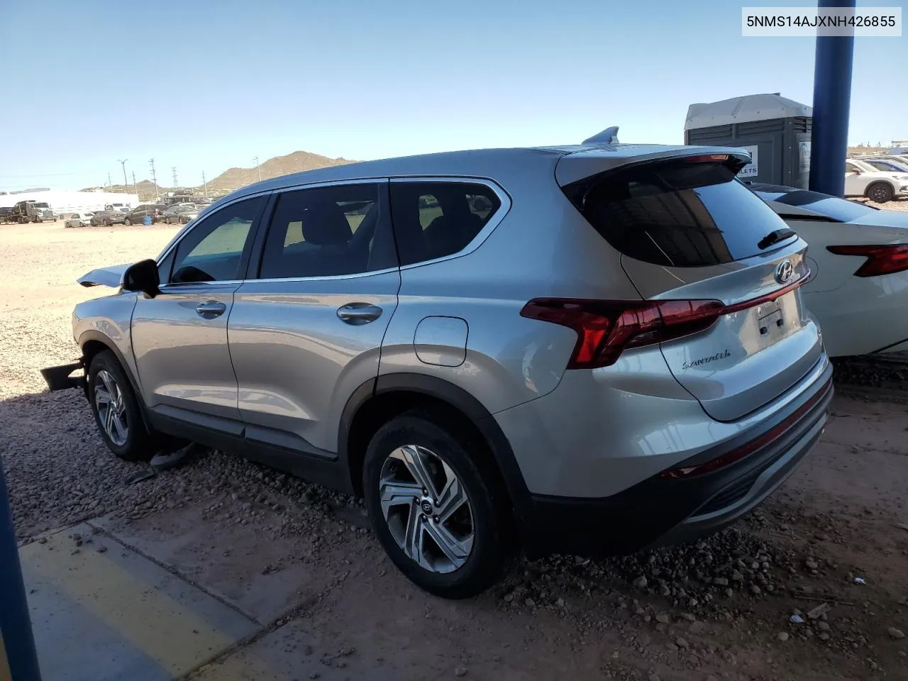 2022 Hyundai Santa Fe Se VIN: 5NMS14AJXNH426855 Lot: 72185654