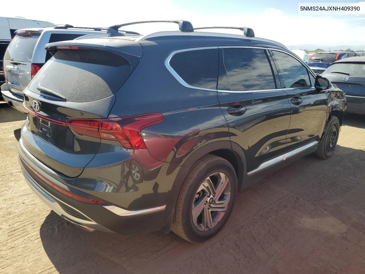 2022 Hyundai Santa Fe Sel VIN: 5NMS24AJXNH409390 Lot: 72303824