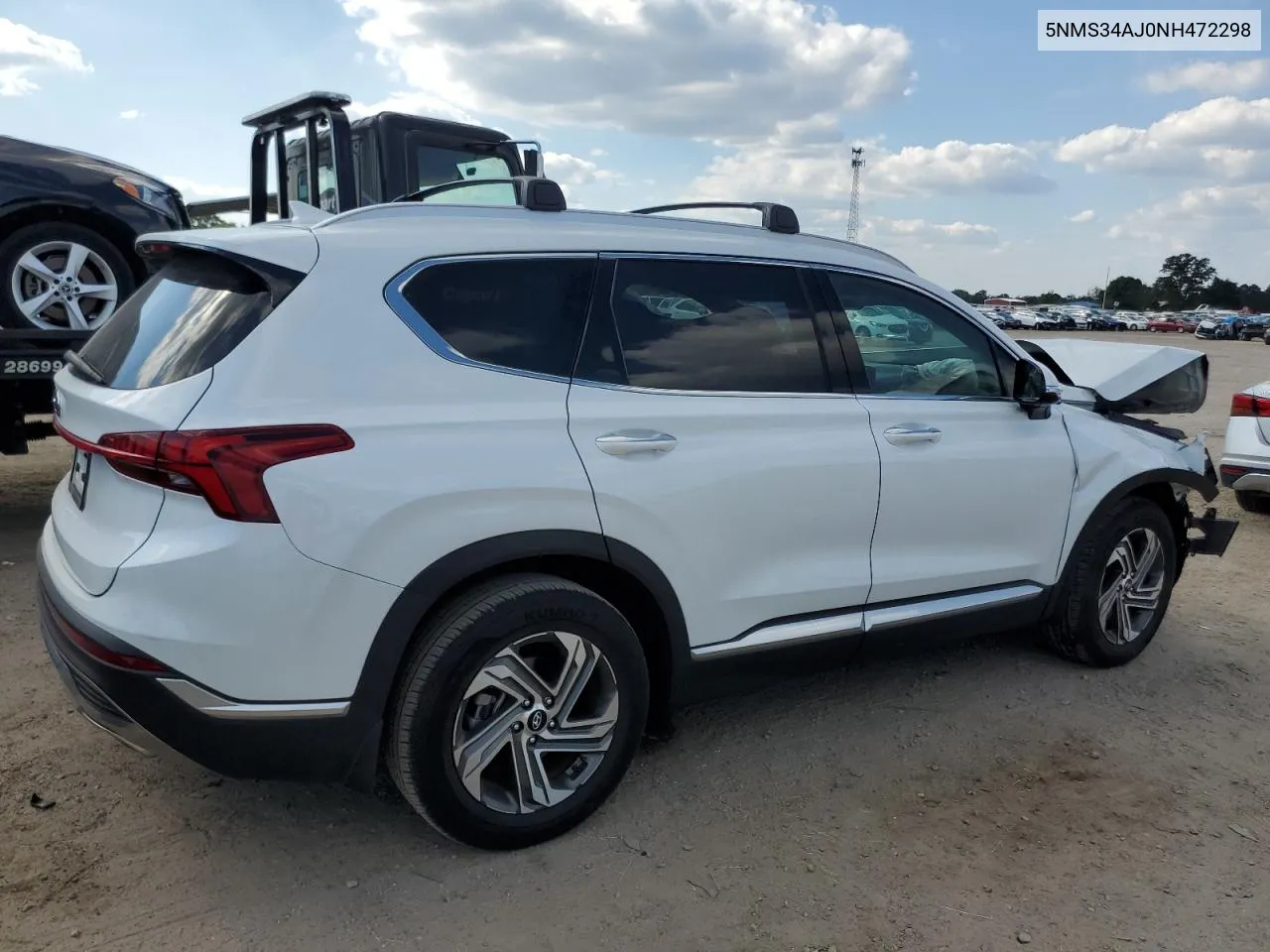 5NMS34AJ0NH472298 2022 Hyundai Santa Fe Sel