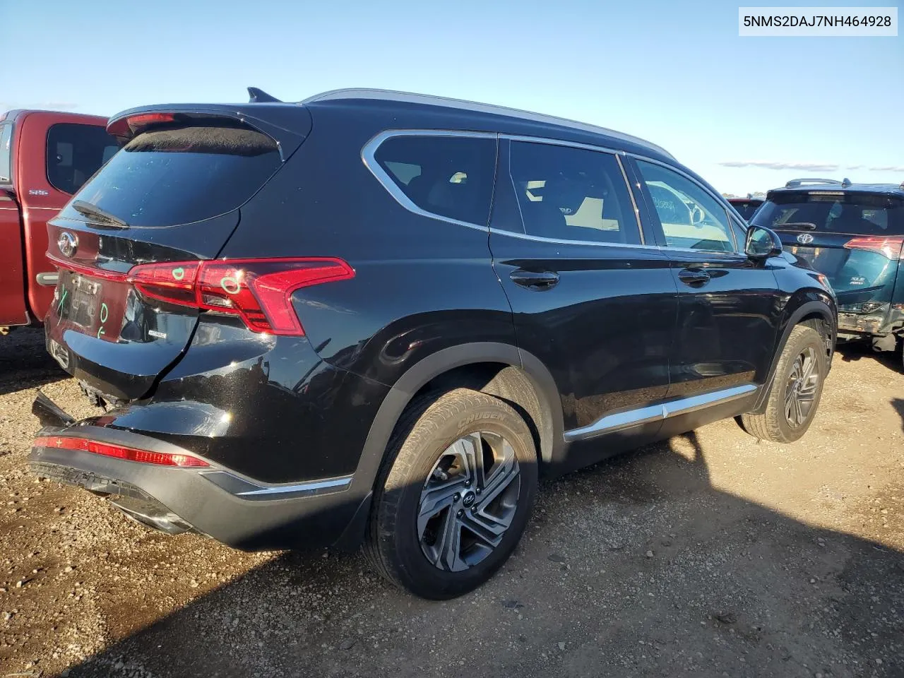 5NMS2DAJ7NH464928 2022 Hyundai Santa Fe Sel