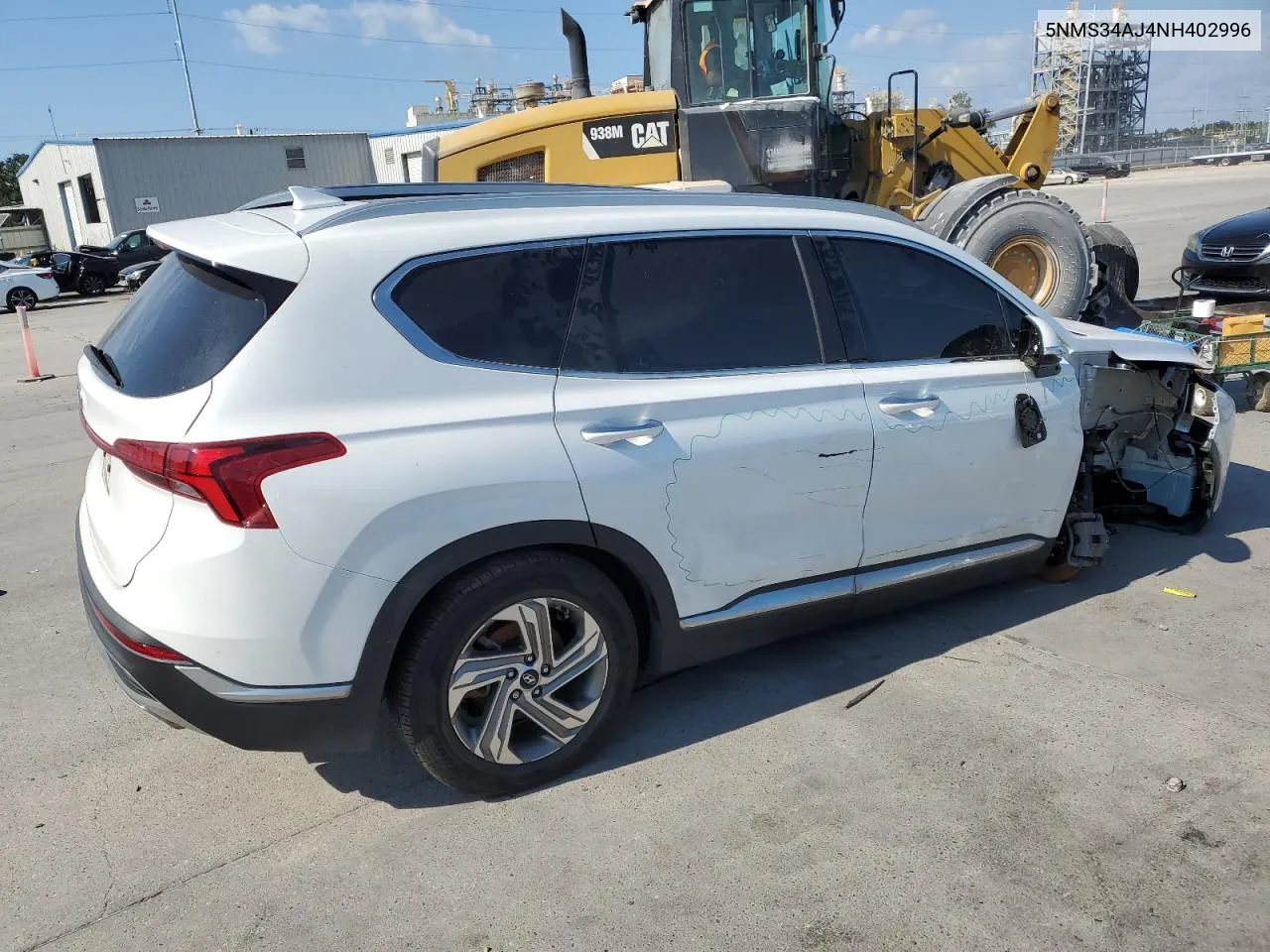 2022 Hyundai Santa Fe Sel VIN: 5NMS34AJ4NH402996 Lot: 73329914