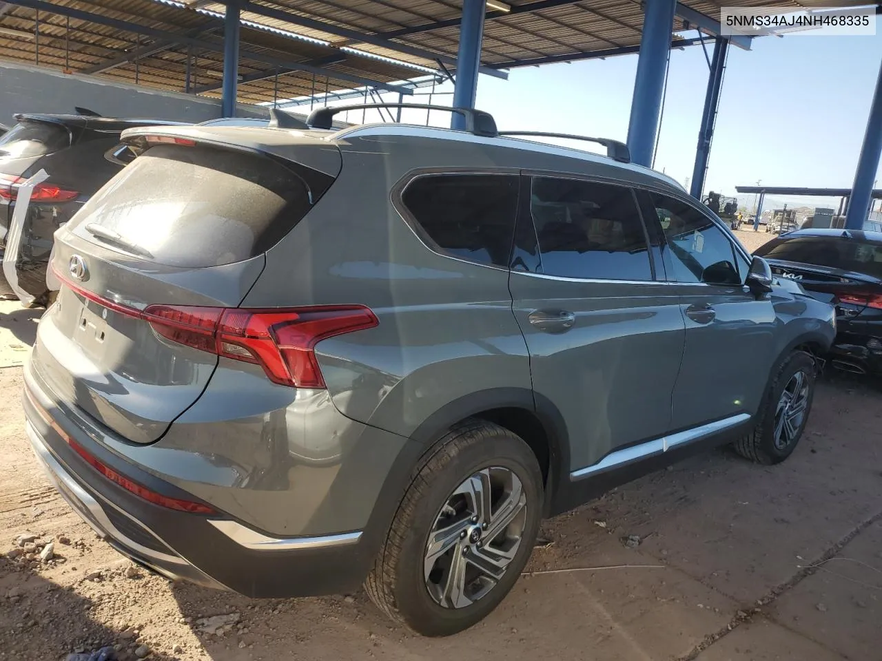 2022 Hyundai Santa Fe Sel VIN: 5NMS34AJ4NH468335 Lot: 73538094