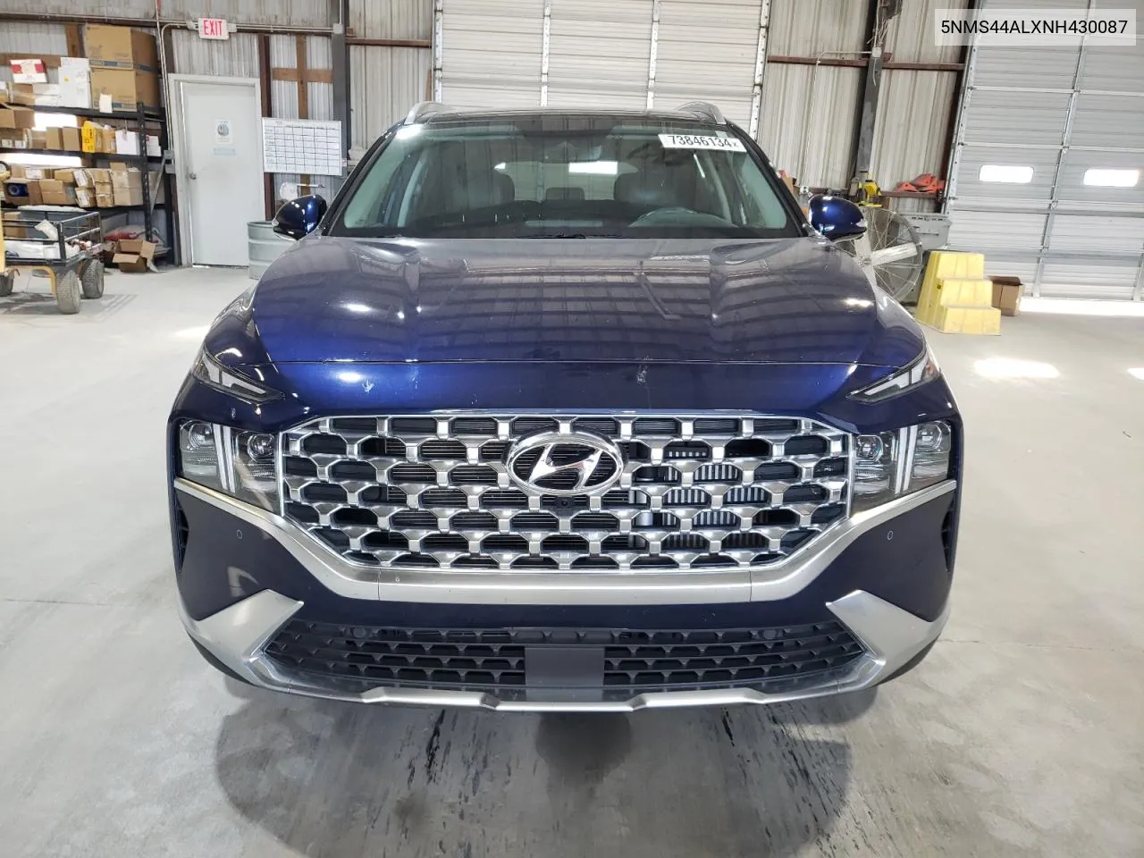 2022 Hyundai Santa Fe Limited VIN: 5NMS44ALXNH430087 Lot: 73846134