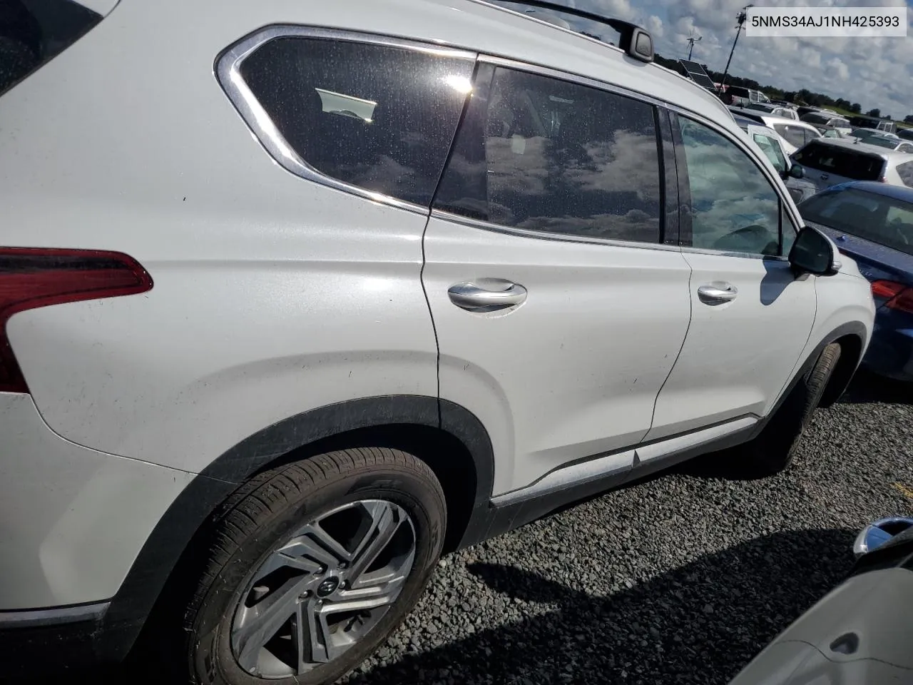 2022 Hyundai Santa Fe Sel VIN: 5NMS34AJ1NH425393 Lot: 73876084