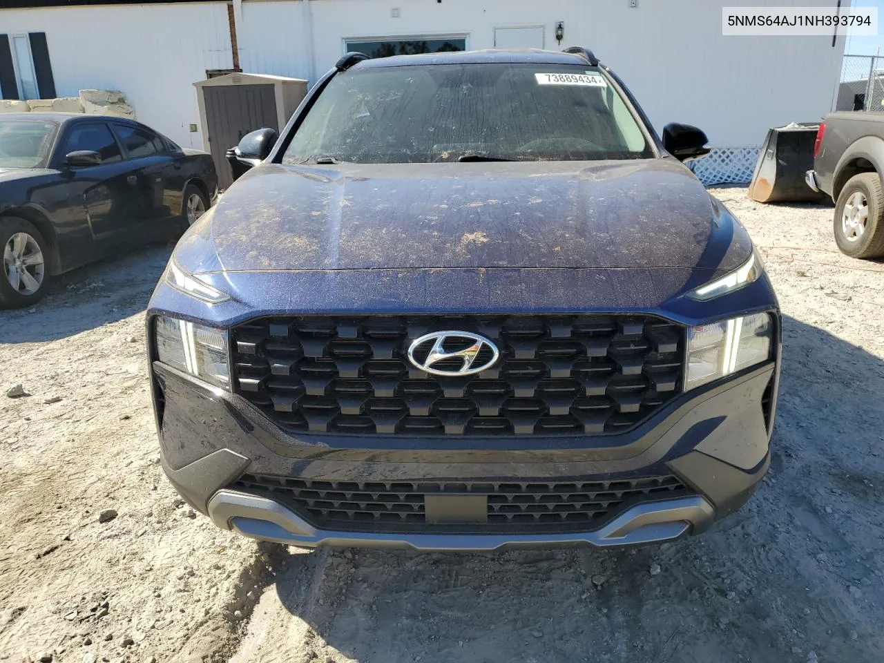 2022 Hyundai Santa Fe Sel VIN: 5NMS64AJ1NH393794 Lot: 73889434