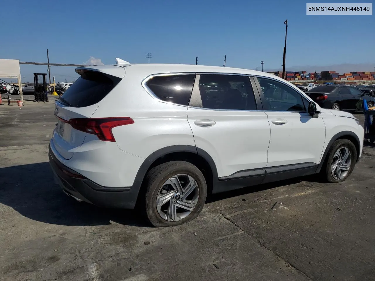 2022 Hyundai Santa Fe Se VIN: 5NMS14AJXNH446149 Lot: 74141134