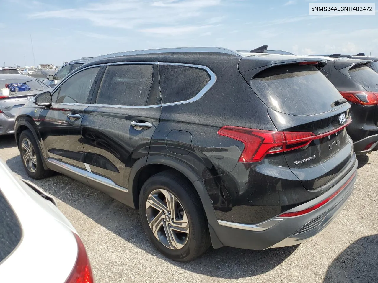 2022 Hyundai Santa Fe Sel VIN: 5NMS34AJ3NH402472 Lot: 74142134