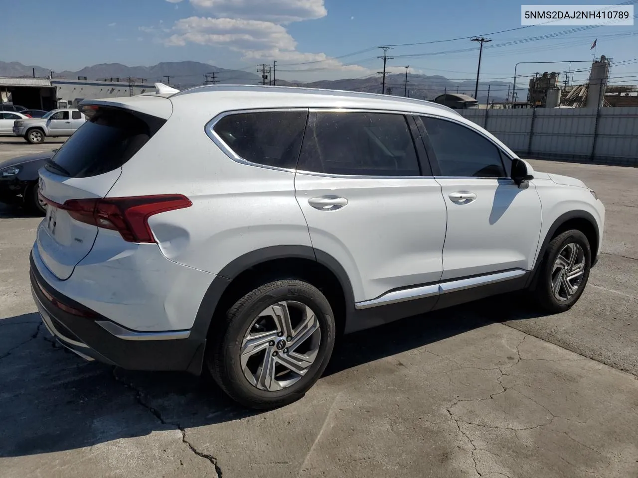 2022 Hyundai Santa Fe Sel VIN: 5NMS2DAJ2NH410789 Lot: 74338504