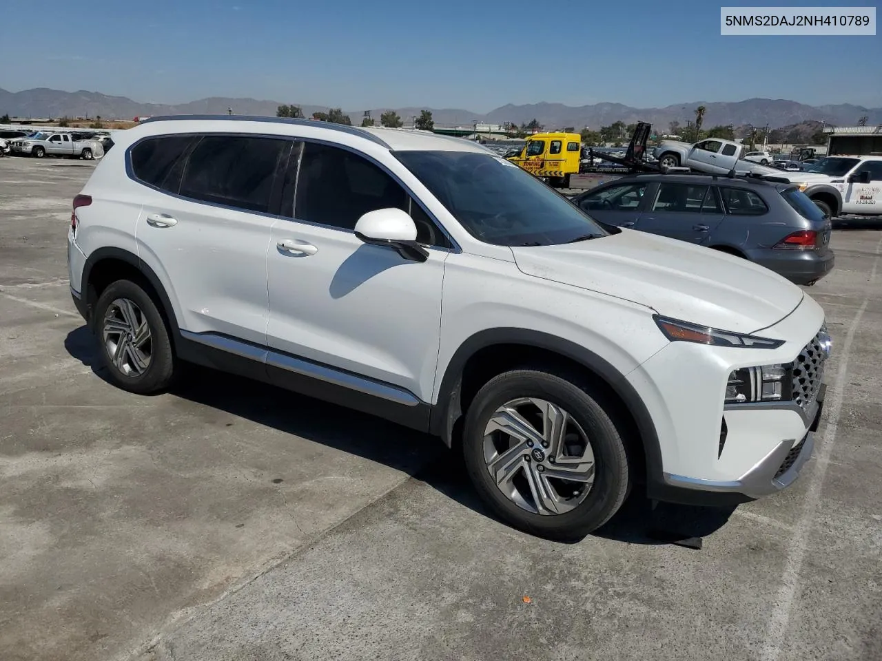 2022 Hyundai Santa Fe Sel VIN: 5NMS2DAJ2NH410789 Lot: 74338504