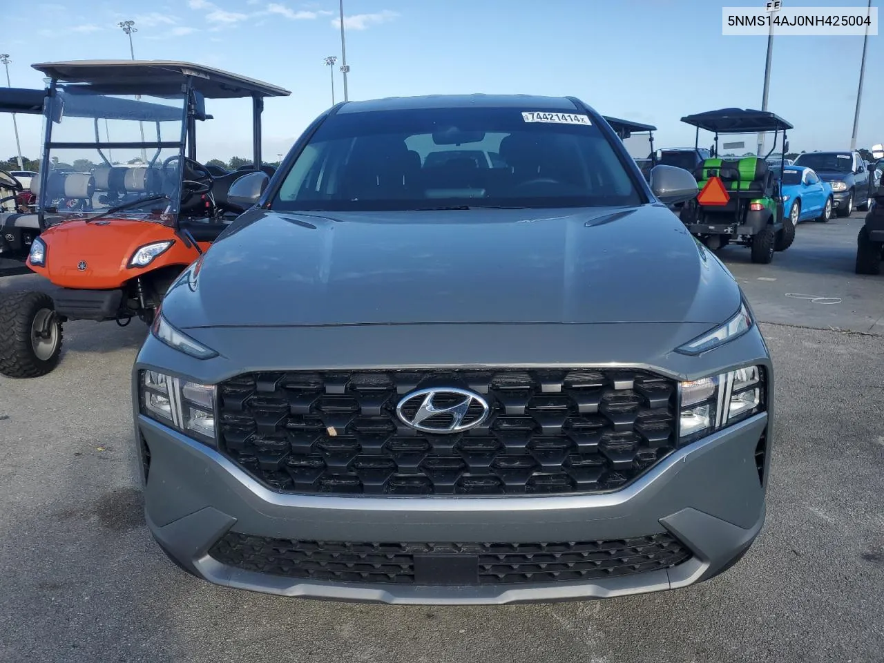 2022 Hyundai Santa Fe Se VIN: 5NMS14AJ0NH425004 Lot: 74421414