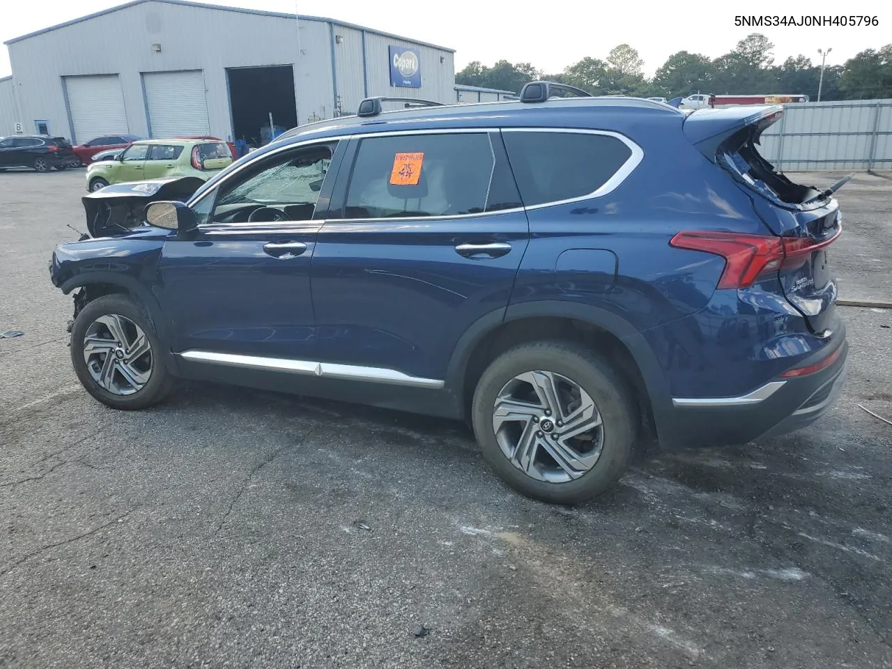 2022 Hyundai Santa Fe Sel VIN: 5NMS34AJ0NH405796 Lot: 74582564