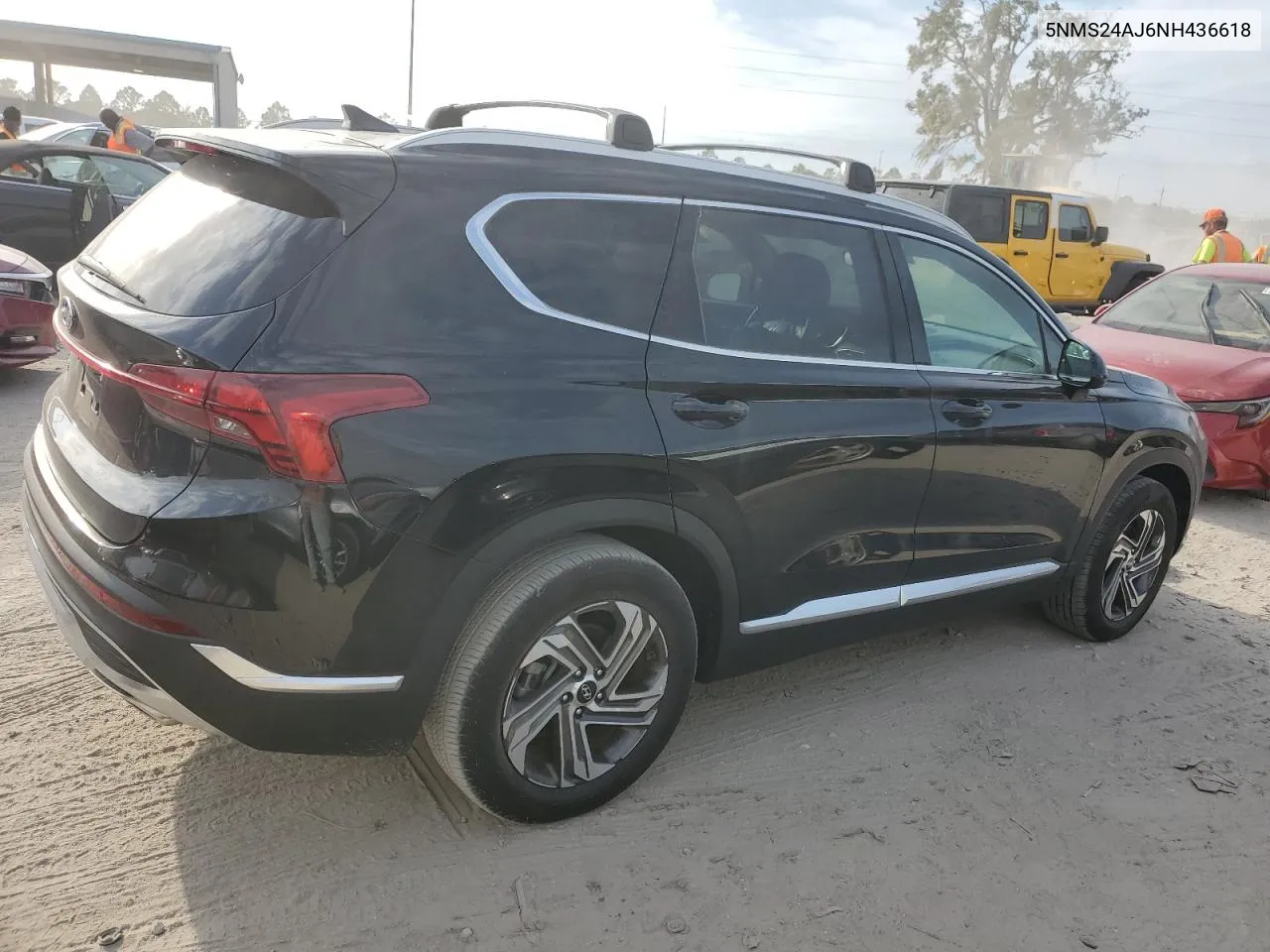 2022 Hyundai Santa Fe Sel VIN: 5NMS24AJ6NH436618 Lot: 74639154