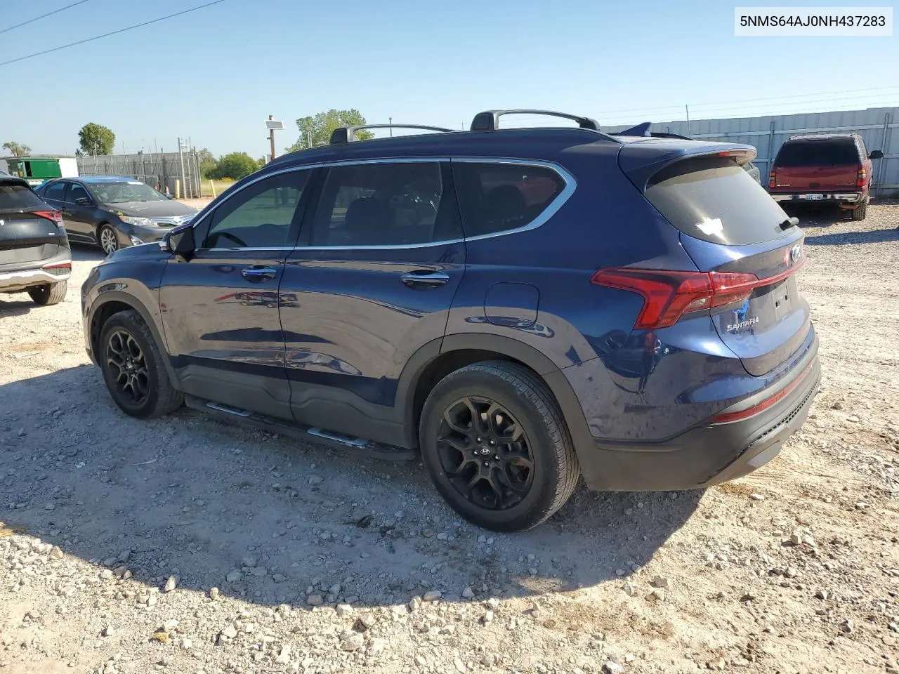 2022 Hyundai Santa Fe Sel VIN: 5NMS64AJ0NH437283 Lot: 74674044