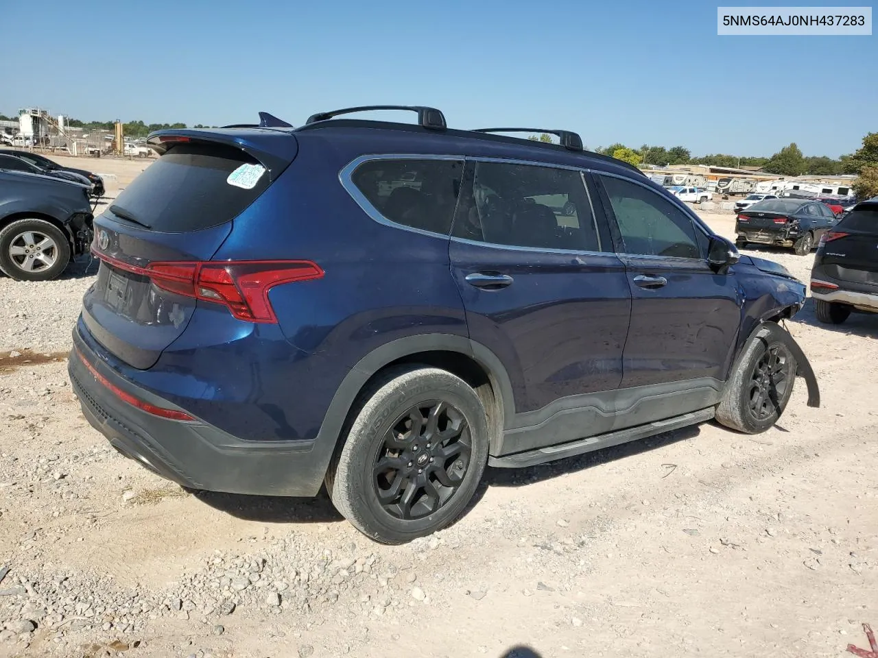 2022 Hyundai Santa Fe Sel VIN: 5NMS64AJ0NH437283 Lot: 74674044