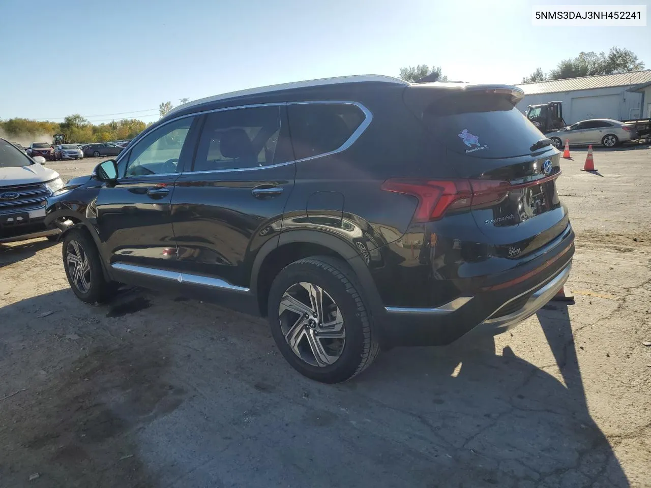 2022 Hyundai Santa Fe Sel VIN: 5NMS3DAJ3NH452241 Lot: 74732564