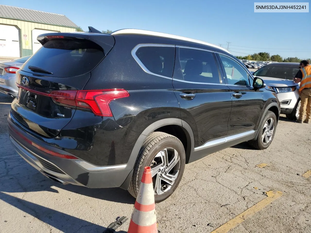 2022 Hyundai Santa Fe Sel VIN: 5NMS3DAJ3NH452241 Lot: 74732564